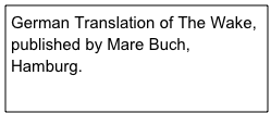 German Translation of The Wake, published by Mare Buch, Hamburg.
www.mare.de